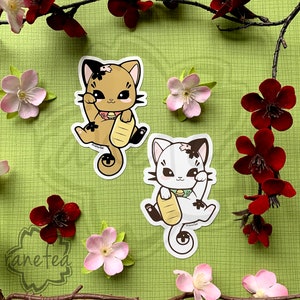 Sakura Friends - Hana the Maneki-neko | Vinyl Stickers for laptops, journals, scrapbooks, planner