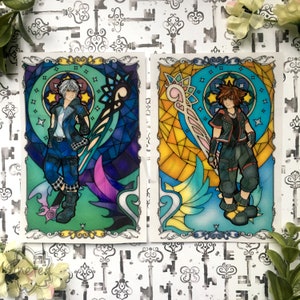 Kingdom Hearts Clear Stickers