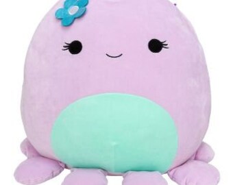 Violet the Squishmallow With Flower - Etsy