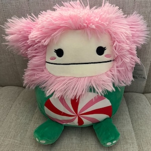 8&quot; Astrud pink big foot Squishmallow personalized