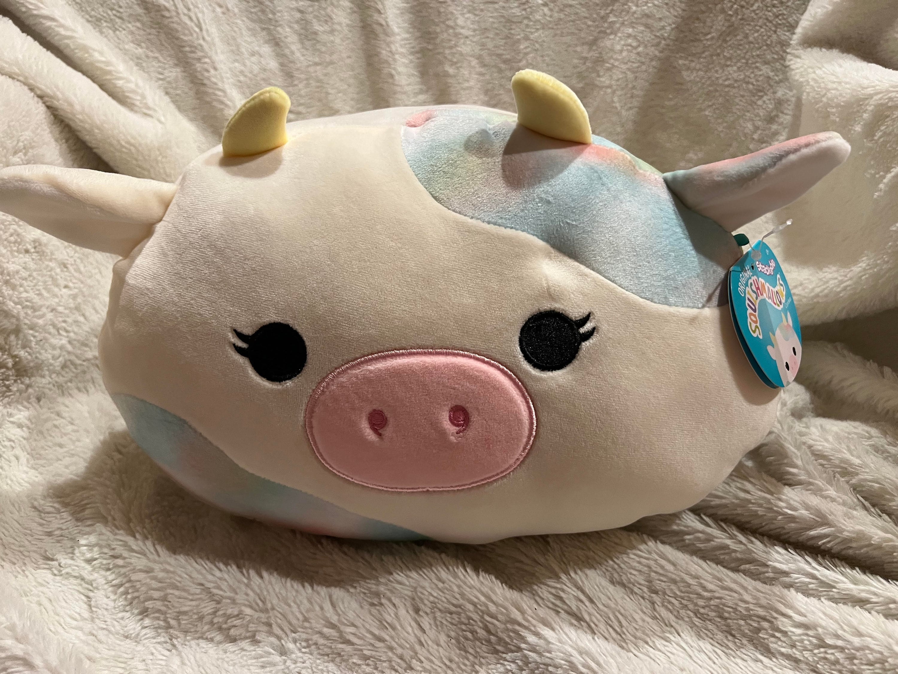 12 Candess stackable cow with bandana Squishmallow