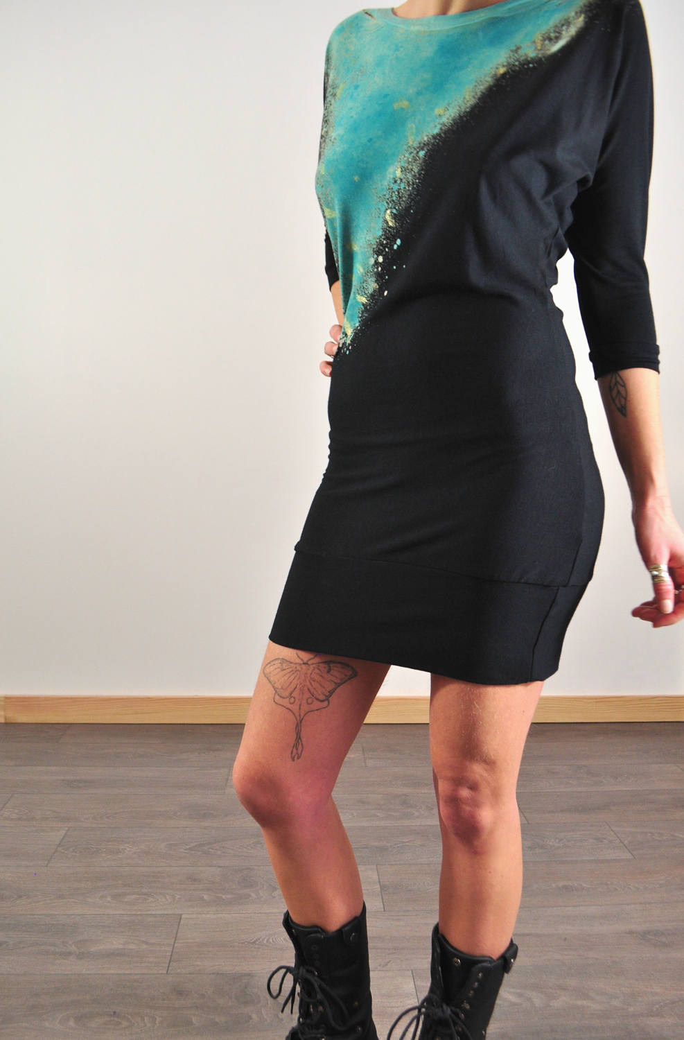 Galaxy Print Dolman Black Dolman Shirt Long Shirt Dolman Etsy