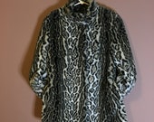 Vintage Women 39 s Cheetah Leopard Faux Fur Jacket. Mariel Brand.