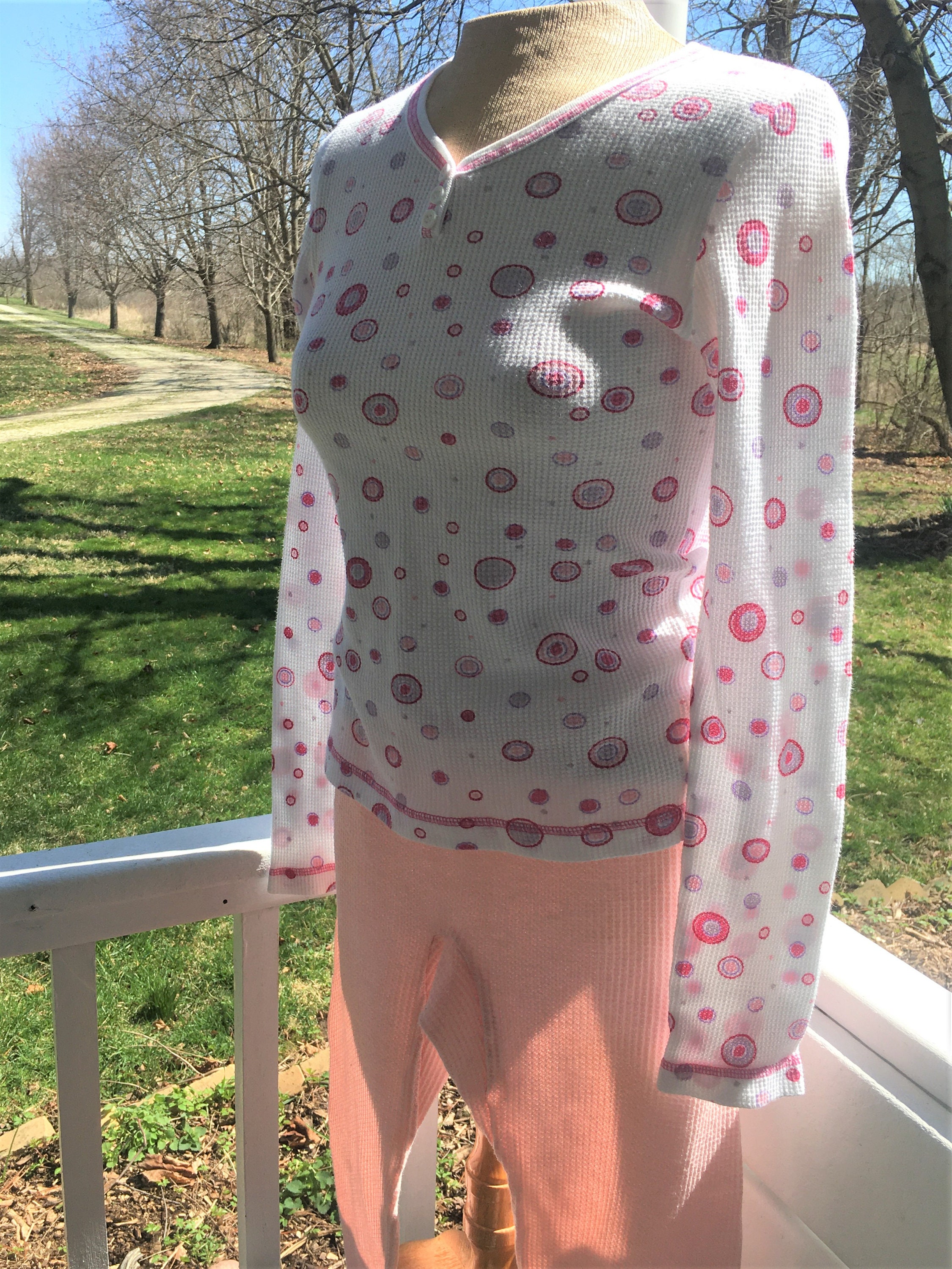 Thermal Underwear. Hanes. Long Johns. Long Underwear. Waffle Etsy