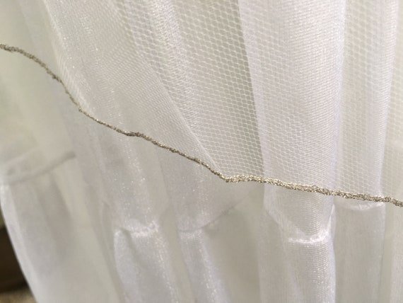 Vintage Bridal Veil. Swarovski Crystals. Bridal h… - image 8