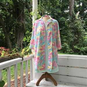 Vintage Women's Dressing Gown. Nightshirt. Ralph Lauren Print Robe. Size S. image 1