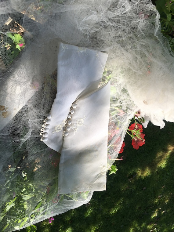 Vintage Wedding Mitts. Wedding Gloves. Bridal Cuf… - image 7