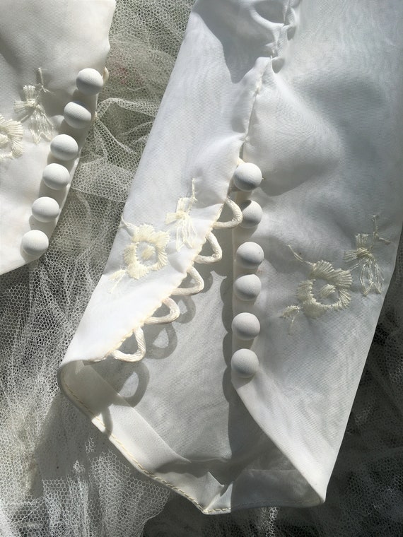 Vintage Wedding Mitts. Wedding Gloves. Bridal Cuf… - image 1
