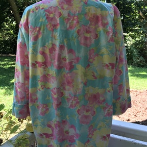 Vintage Women's Dressing Gown. Nightshirt. Ralph Lauren Print Robe. Size S. image 5