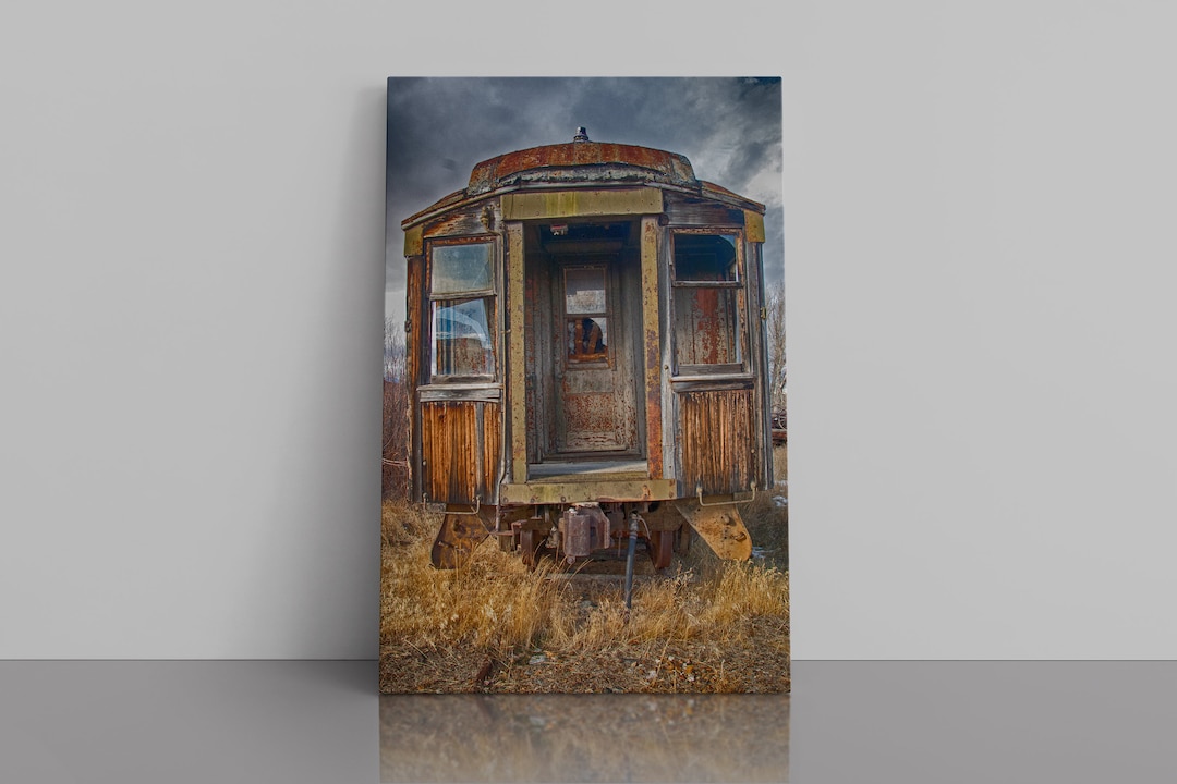 Old Train 3, Train Car, Old Railroad Car, Railroad Car Vintage Rail Car, Fine Art Photography
