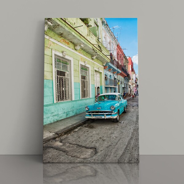 Cuba Blue Chevy, Cuba cars, Vintage cars, Havana cars, Havana Cuba, Cuba, Cuba taxis, David Bolin , Hanging valley photo Fine art cars,