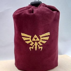 Zelda Royal Crest Dice Bag or Costume Accessory