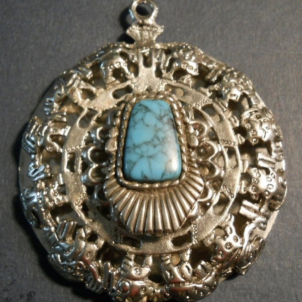 Unique Sterling Silver Medallion