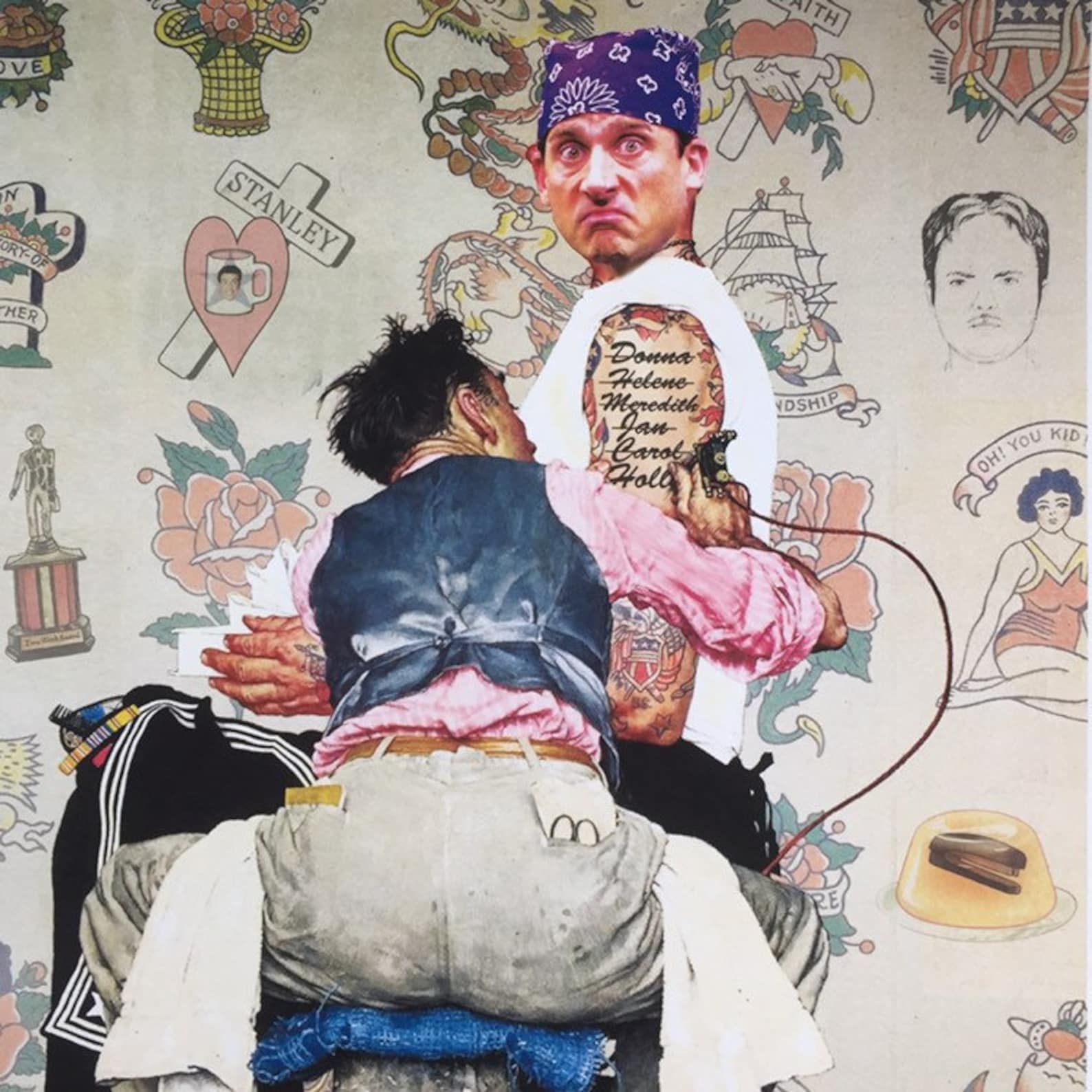 Prison Mike Gets a Tattoo Print Etsy