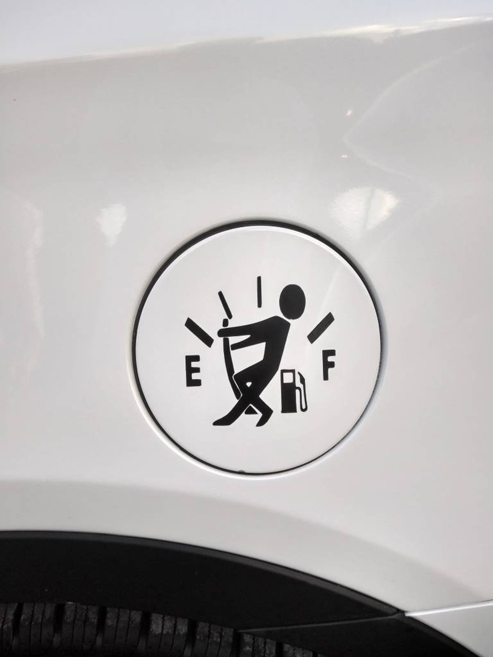 Gas Gauge Car Decal Etsy