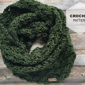 Crochet Pattern x The Bailey Cowl, Hooded Cowl Scarf, 3 Versions Included