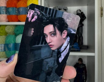 Bang Chan Railway Double Sided Photocards – Stray Kids SKZ Fanmade KPOP Merch (Customizable Finish)