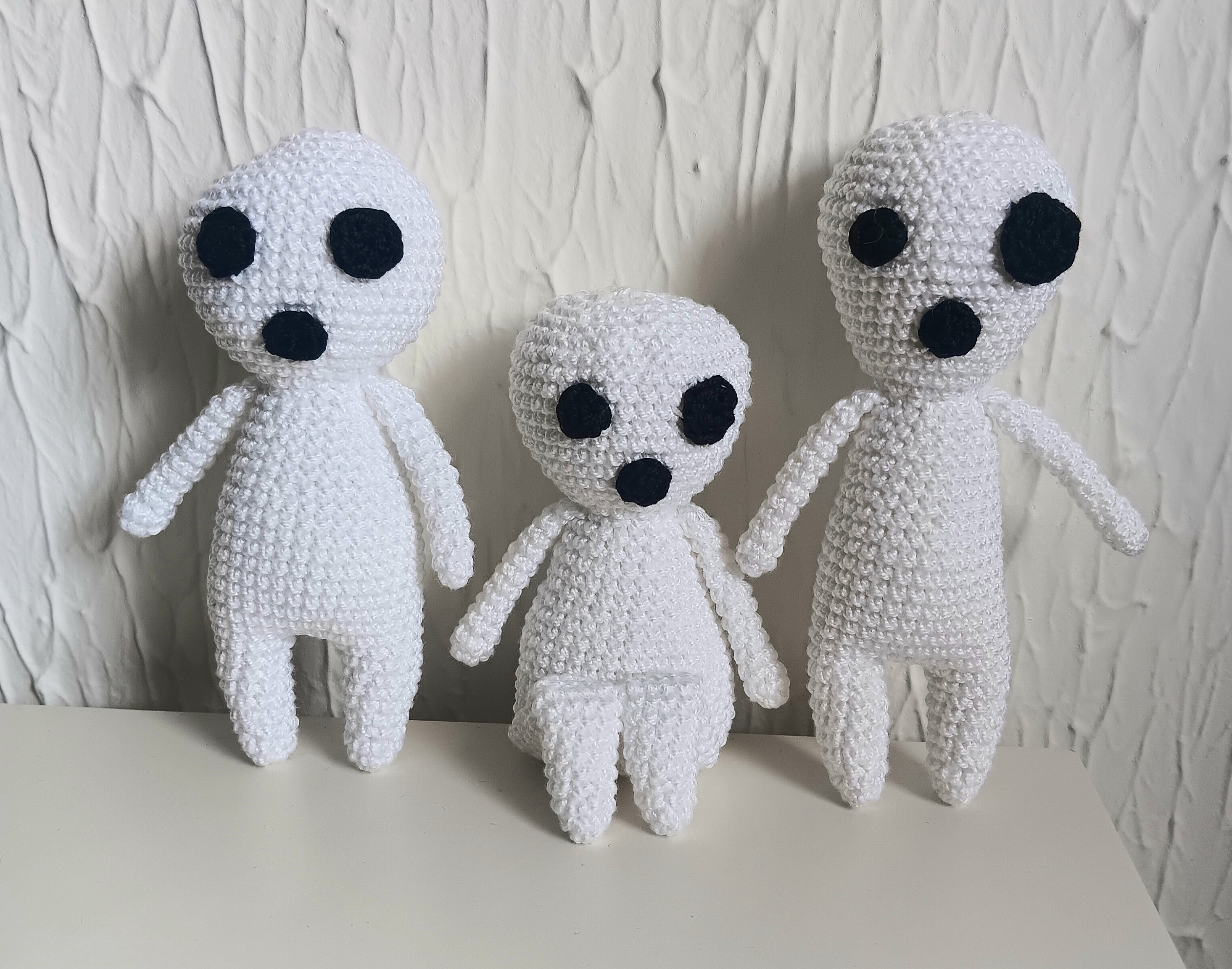 BUNDLE DIGITAL FILE Pdf 3 Kodama Crochet Pattern Princess
