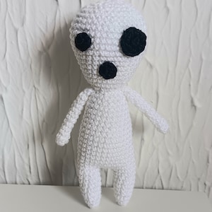 DIGITAL FILE PDF Kodama crochet pattern Princess Mononoke Yokai tree spirit