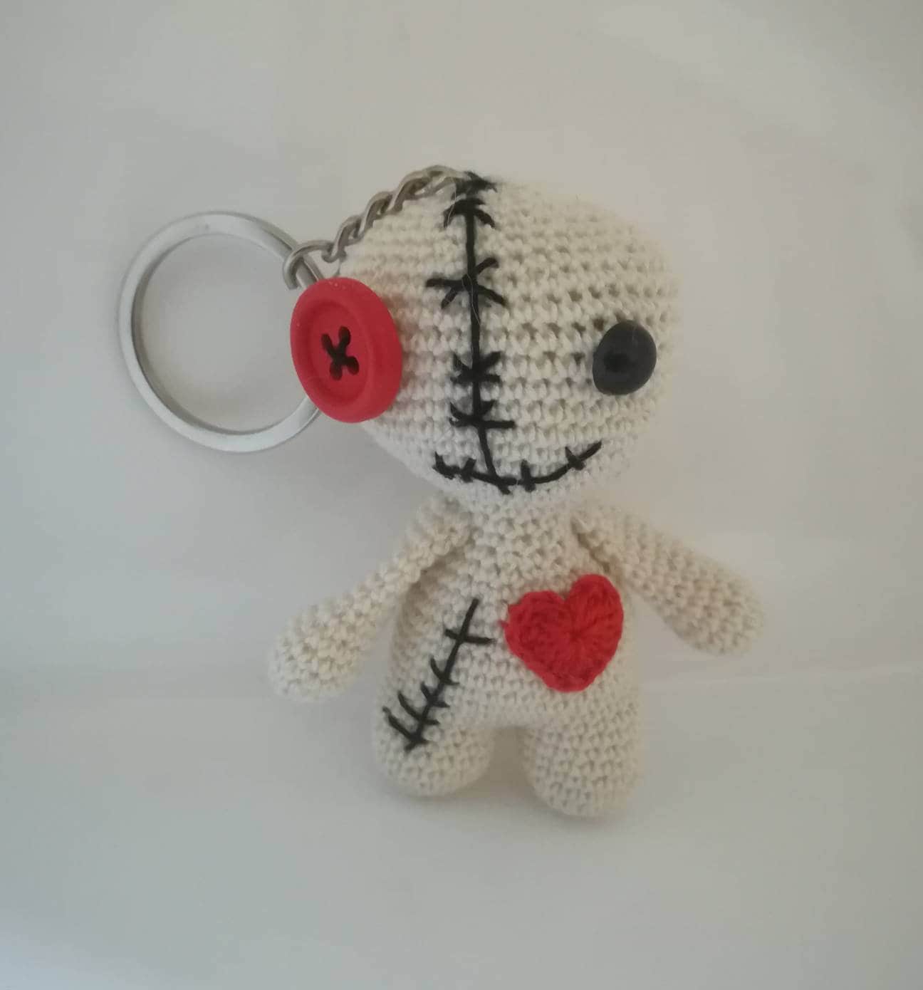 Crochet keychain Voodoo Doll Amigurumi handmade Etsy