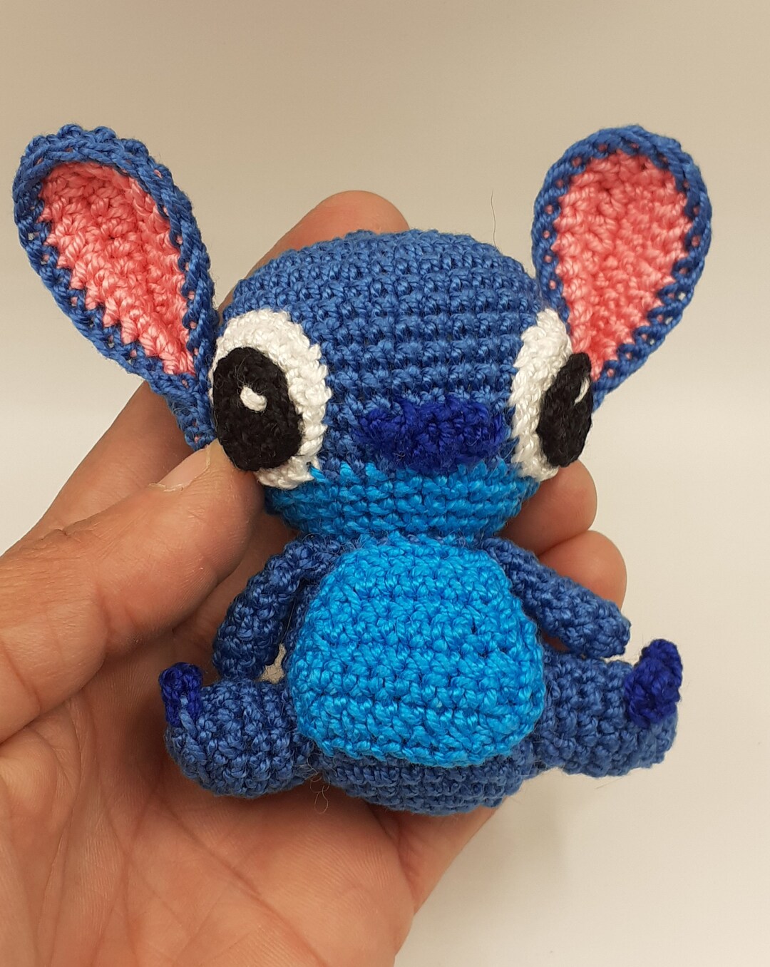 Keychain Stitch Crochet Amigurumi Lilo & Stitch Etsy
