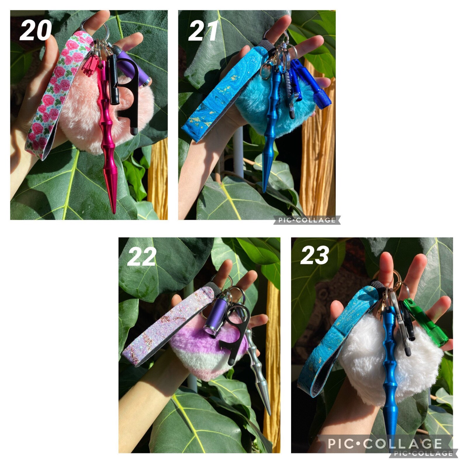 Stylish Safety Keychain Etsy