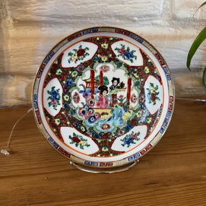 Vintage Handpainted Chinese Porcelain Tray