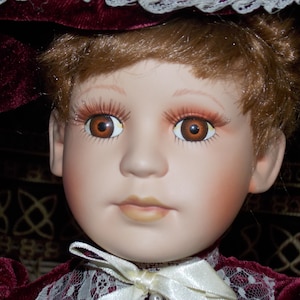 Porcelain doll for adoption - Kirsten