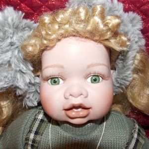 Porcelain doll for adoption - Cindy