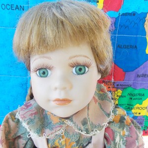 Porcelain doll for adoption - Gretchen