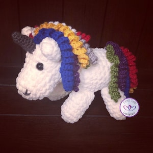 Fae the Unicorn, crochet unicorn, unicorn pattern, crochet pattern, amigurumi unicorn pattern