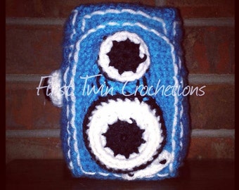 Vintage Camera Toy Crochet Pattern, camera amigurumi, camera toy, vintage camera, camera, photography, photo prop, crochet camera, pattern