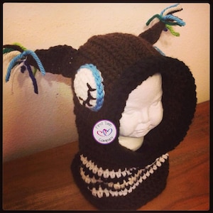 Owl Hooded Cowl Crochet Pattern, Sizes 12M-Adult. Hooded cowl pattern, owl scarf, kids hooded scarf, owl