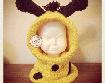 Giraffe Hooded Cowl crochet pattern, kids hooded cowl, hooded cowl pattern, giraffe, giraffe hat, giraffe scarf, crochet giraffe