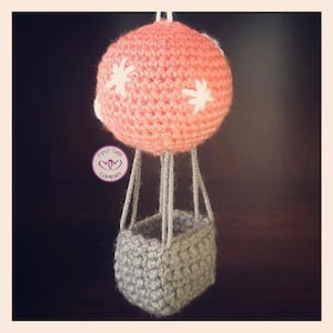 Hot Air Balloon amigurumi stuffie toy crochet pattern, balloon, crochet pattern, amigurumi, crochet balloon, toy balloon