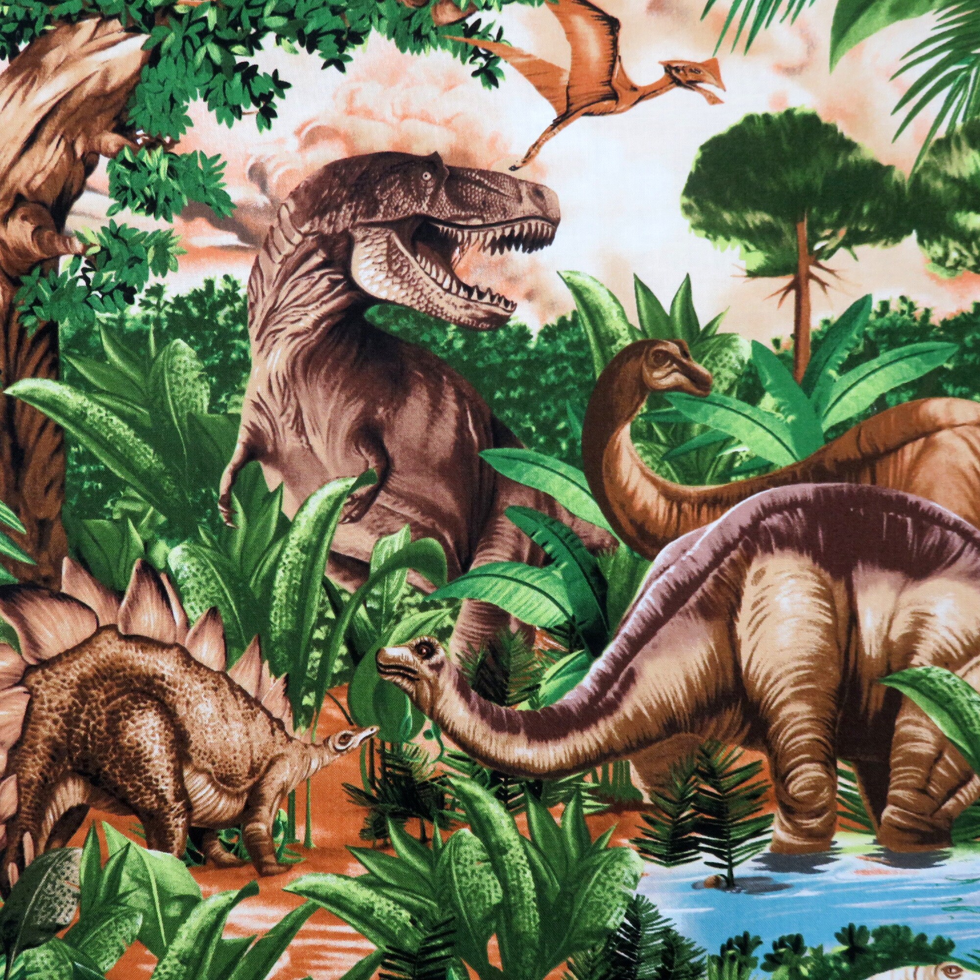 Dino Trek C1545 Realistic Dinosaurs by Michael Searle for Timeless 