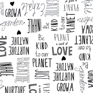 Love thee Nature Lover 51498-1  Earth Words for Windham Fabrics