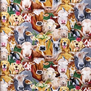Happy Farm 28001 Multi Packed Farm Animals by Diane Fifer for Elizabeth&#39;s Studio