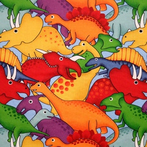 Lost World 112-31621 Mob of Dino Sky Dinosaurs for Fabri-Quilt