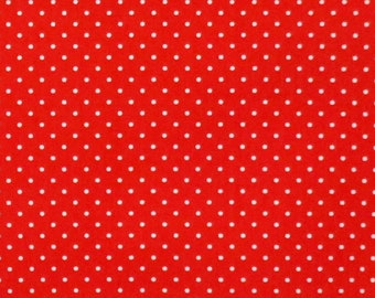 Lots of Dots Small Dots Red/White Benartex #8914