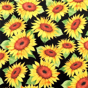 Sunrise Orchard 65754-957 Harvest Sunflowers for Wilmington Prints