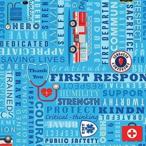 First Responders C8420 Everyday Heroes - Stronger Together Timeless Treasures