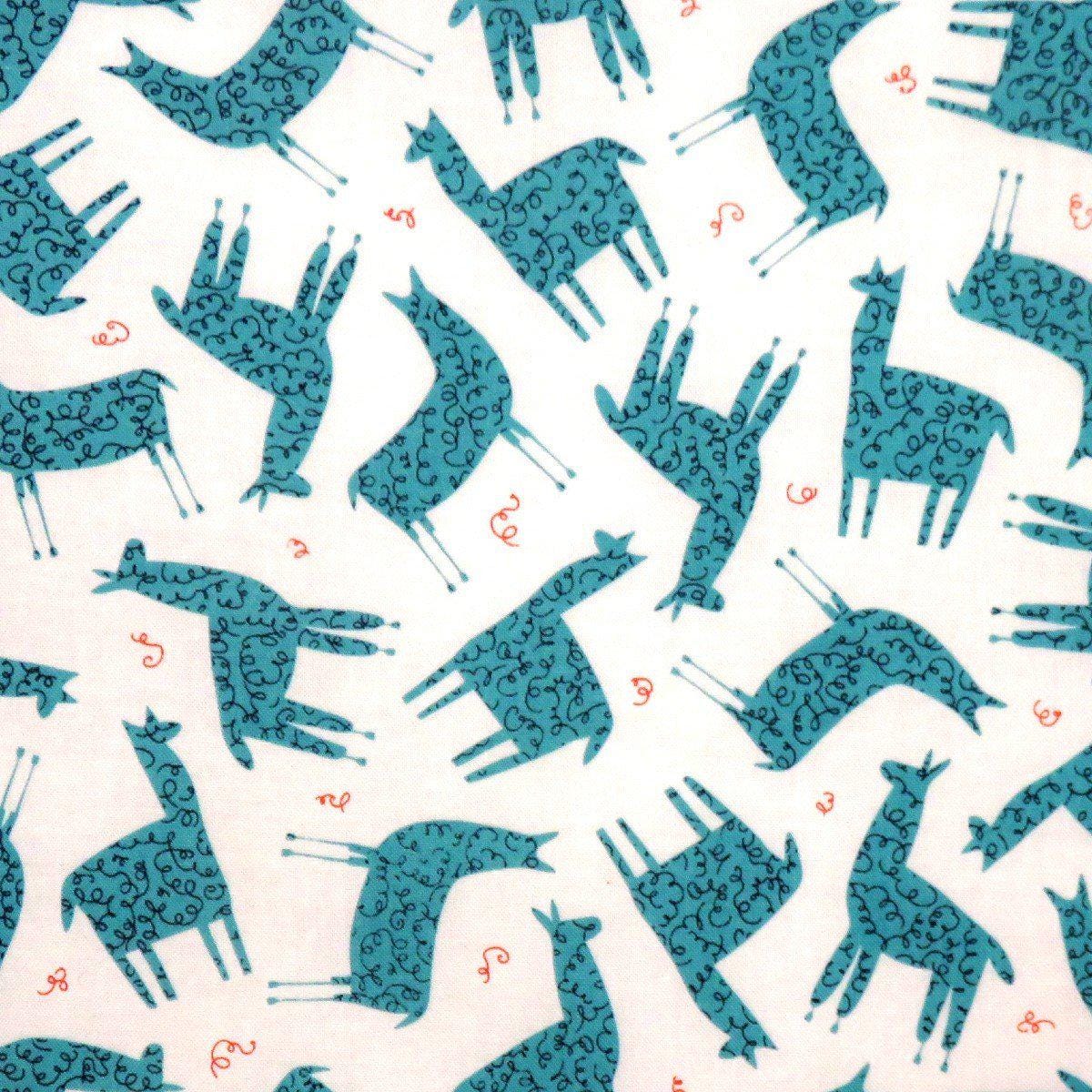 Alpaca Picnic 26544-Z Alpacas Silhouettes White for QT Fabrics - Etsy
