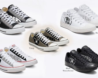 raiders converse shoes