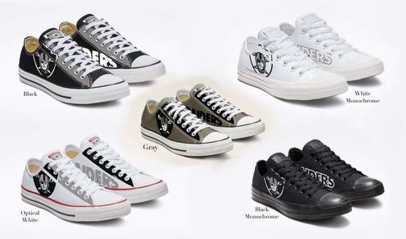 raiders converse shoes