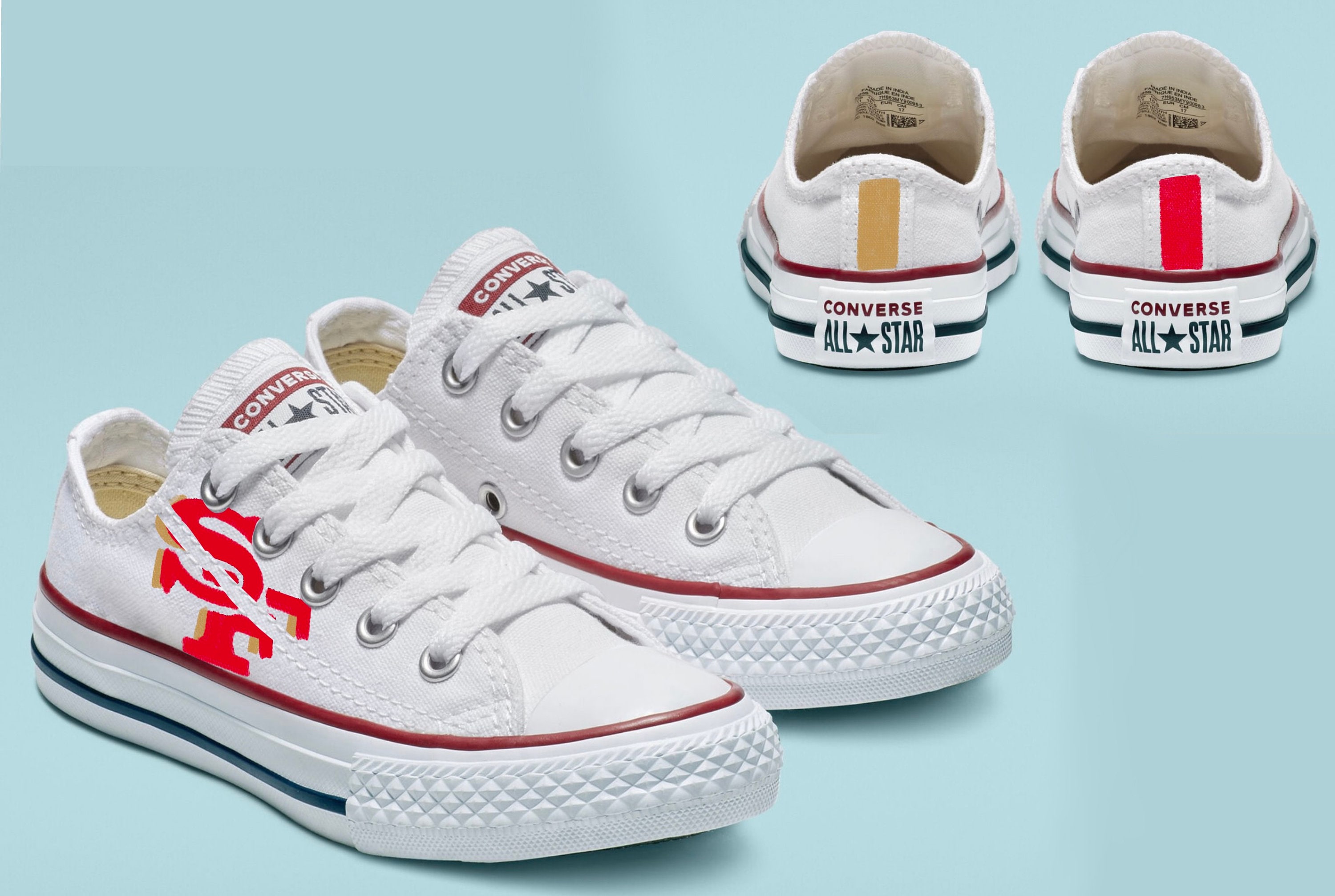 San Francisco 49ers NFL inspirado niños conversan | Etsy