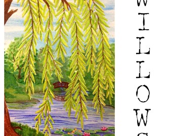 Willows 4 x 6 Original Painting