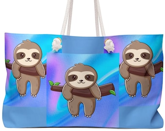 Baby SLOTH Weekender Tote - Blue