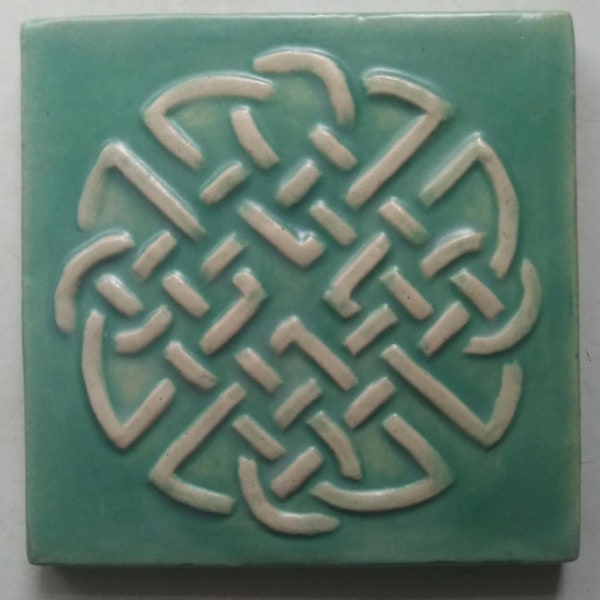Celtic Knot- handmade art tile