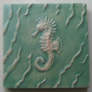 Seahorse - Art tile